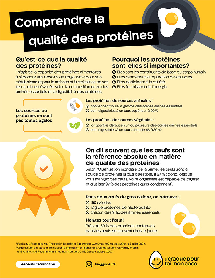 Comprendre la qualité des protéines